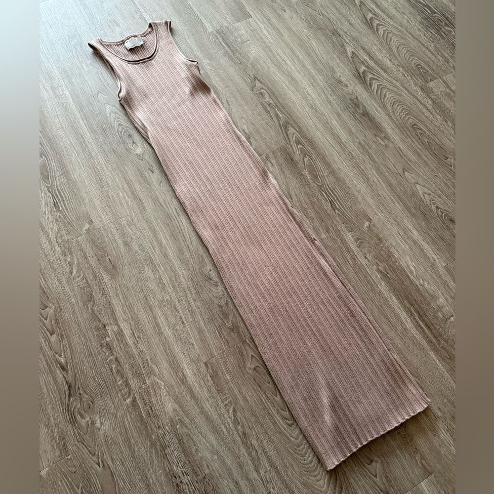 ASOS Ribbed Sleeveless Maxi Dress - Picture 3 of 7